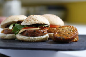 burger apéritif végétarien