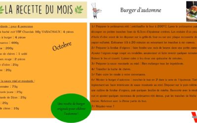 La recette du mois – Octobre