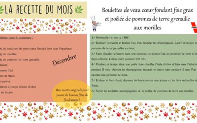 La recette du mois – Décembre